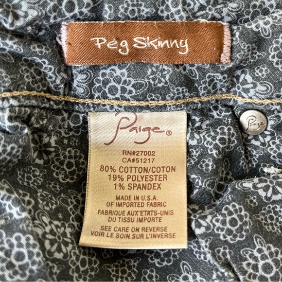 •Paige• Peg Skinny Jeans - Size 30 - Picture 8 of 11